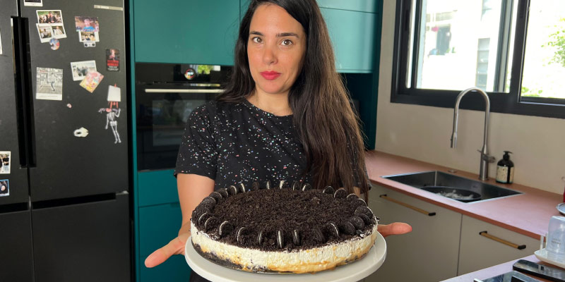 עוגת גבינה אוראו קרמל מיסו עוגת גבינה אוראו קרמל מיסו
